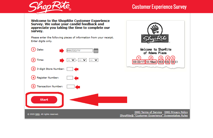MyShopRiteExperience Survey